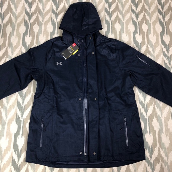 Under Armour Storm Team Infrared Womens Full Zip Hooded Jacket Size S 1247793410 - Picture 5 of 15